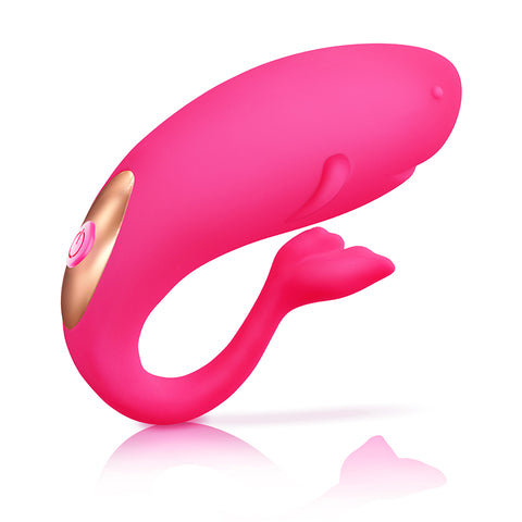 MN Remote Control Wearable Bullet Vibrator - Rose