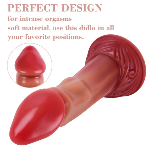 MD Snake 8.66 inch Bad Dragon Realistic Dildo - Silicone Red