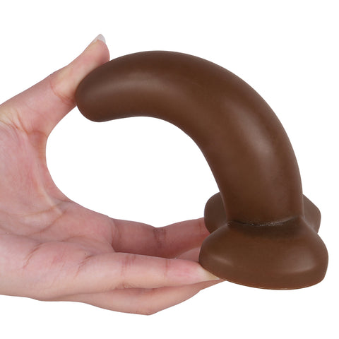 MD 5.12" Butterfly Anal Plug Butt Plug - Brown