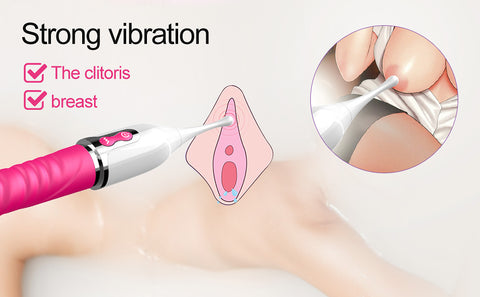 WEYES Crazy Love Clitoral Stimulator & Vibrating Dildo - Purple