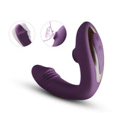 MOLE Clit Suction G-Spot Vibrator Dildo - Purple