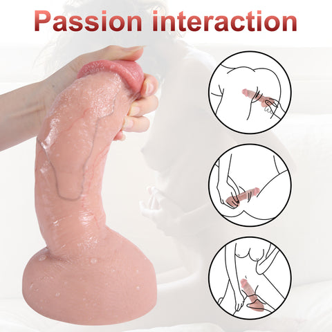 MD 7.87" Realistic Silicone Dildo - Medium