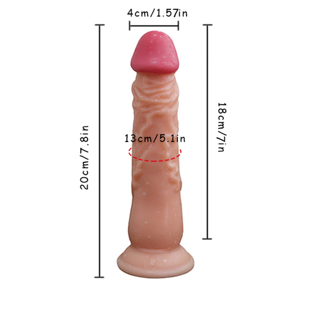 MD Crystal Realistic Dildo with Strap On Harness Lesbian Kit