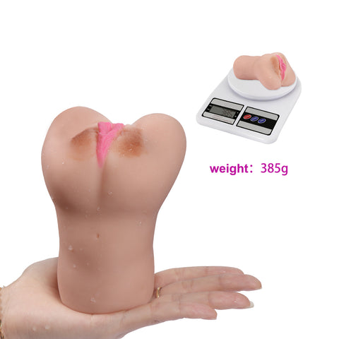 MD Realistic Silicone Pussy/Vagina Masturbator with Built-in Ring