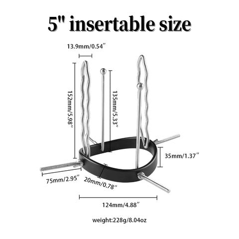 Resin Base Speculum Anal Plug Dilator / Hollow Vagina Extender