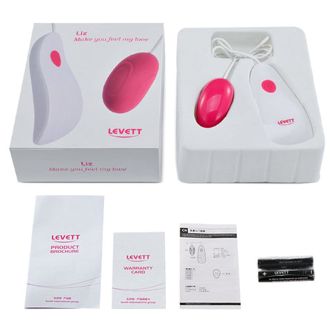 Levett Liz 8 Modes Bullet Vibrator Clitoral G-Spot Wired Control Vibrating Love Egg