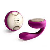 LELO Ida Premium Couples Vibrator G Spot Stimulator Remote Control Deep Rose