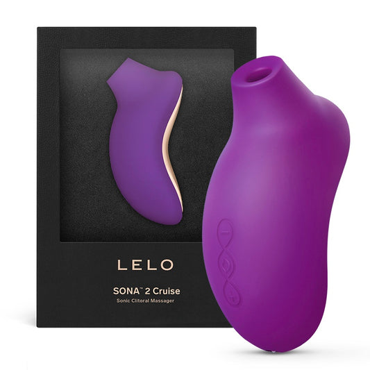 LELO Sona 2 Cruise Air Wave Clitoral Stimulator Sonic Vibrator - Purple