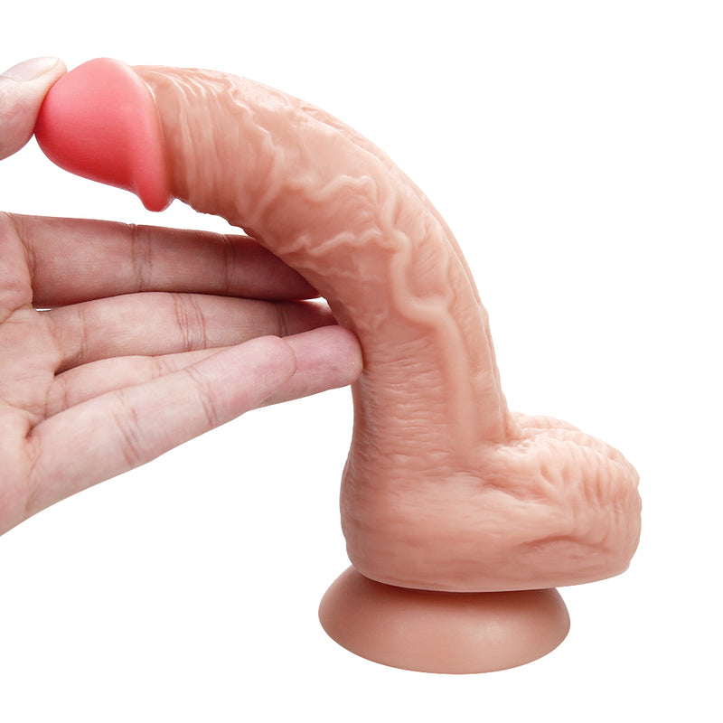 MD 7.09" Veined Realistic Dildo
