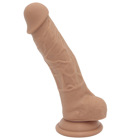 DY 18cm Silicone Super Realistic Dildo - Brown