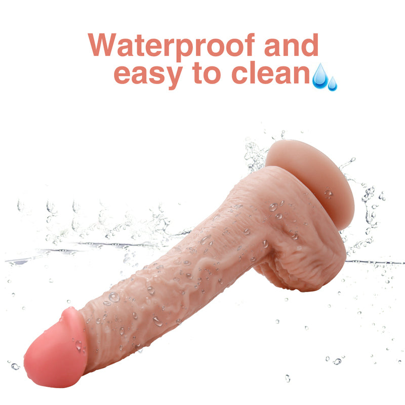 MD 7.09" Veined Realistic Dildo