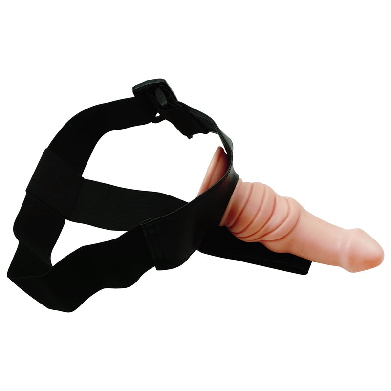 MD Bulleter 17cm Realistic Strap On Dildo & Harness  - Nude