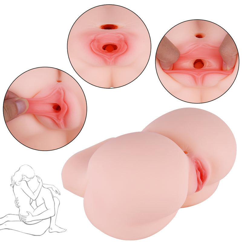 MD Booty Silicone Pussy Anal Male Masturbator Sex Doll - Large
