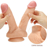 MD Hardcore Realistic Double Penetration Dildo with Suction Cup