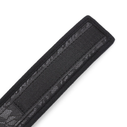 Black Lace Bondage Fury Collar & Leash