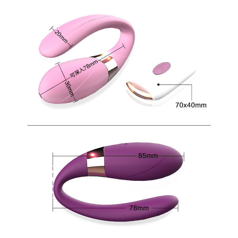 DIBE Tibe Wearable Remote Control Clitoris & GSpot Vibrator - Purple