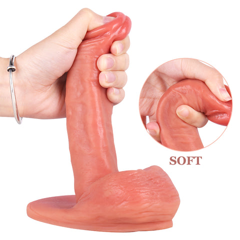 MD 7.48" Silicone Realistic Dildo with Large Base