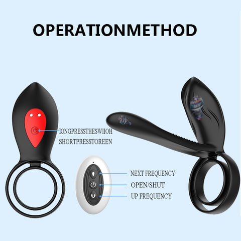 MOLE Remote Control Vibrating Penis Ring Couples Vibrator