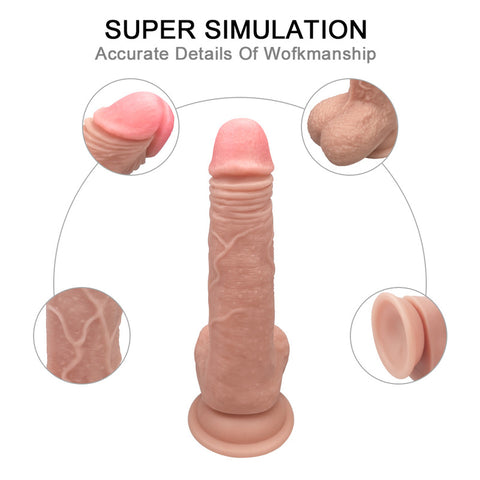 MD 7" Realistic Veined Dildo
