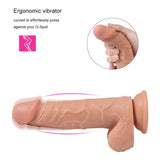 MD Remote Control Realistic Vibrating Dildo 21cm