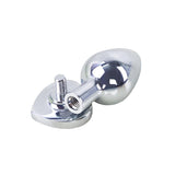 JRL 4x2 Crystal Jewelled Stainless Steel Deformable Anal Plug Kit