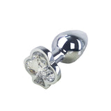 JRL 4x2 Crystal Jewelled Stainless Steel Deformable Anal Plug Kit