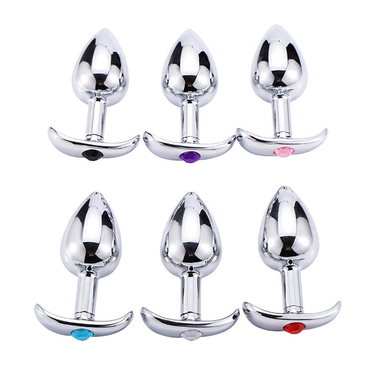 RY Crystal Jewelled Stainless Steel Anal Plug Wearable Edition S/M/L