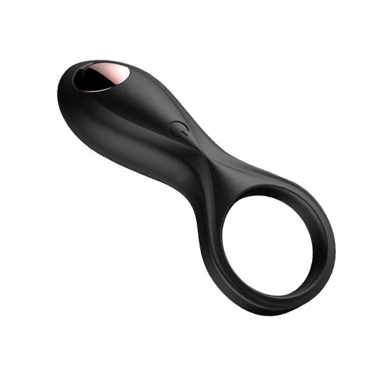 MRMAN Vibrating Penis Ring Couples Ring USB Rechargeable - Black
