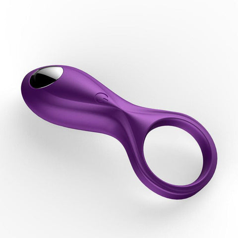 MRMAN Vibrating Penis Ring Couples Ring USB Rechargeable - Purple