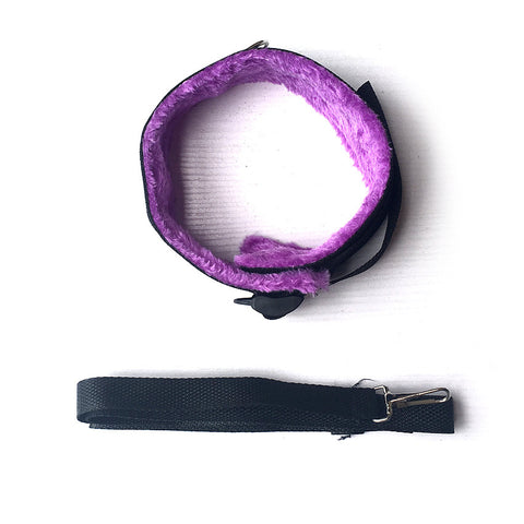 BDSM 11 pcs Beginners Fetish Bondage Kit - Purple&Black