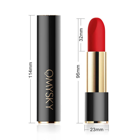OMYSKY Lipstick Mini Vibrator Discreet Clitoris & Nipple Stimulator - Red
