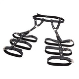 BDSM Faux Leather Leg Harness