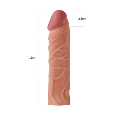 LOVETOY Pleasure X Tender Penis Sleeve Add 1 Inch