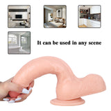 MD 10.23" XL Huge Realistic Dildo with Large Base - Flesh