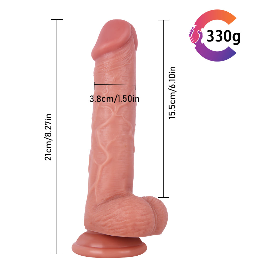 MD Large Ejaculating Vibrating Realistic Dildo / Remote Control Squirting