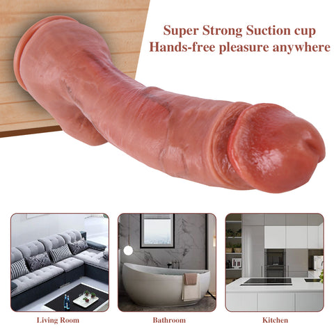 MD Mars 9.84" Giant Silicone Super Realistic Dildo