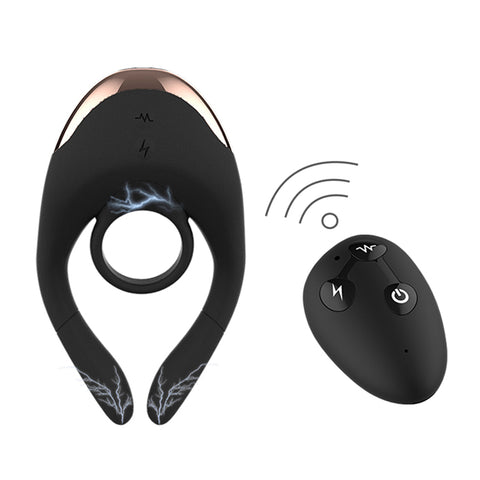 NV Toys Tide Remote Control Electric Shock Vibrating Penis Ring / Couples Vibrator