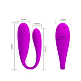 Pretty Love Aldrich - Remote Control Wearable Vibrator - Purple