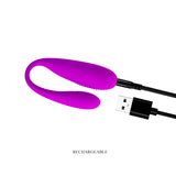 Pretty Love Aldrich - Remote Control Wearable Vibrator - Purple