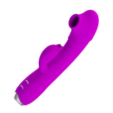 PRETTY LOVE Regina Suction Rabbit Vibrator - Purple