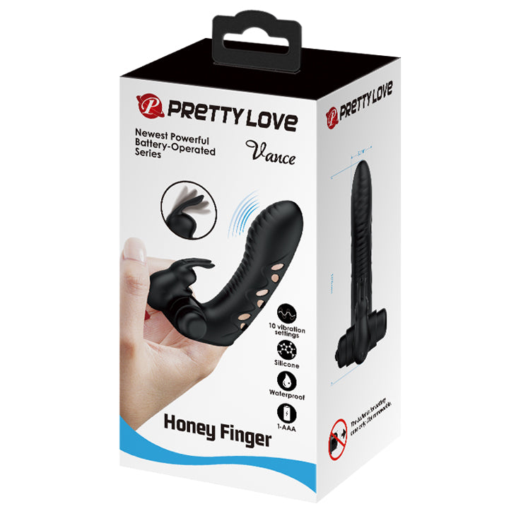 Pretty Love Vance Finger Sleeve Clitoris & G-Spot Vibrator