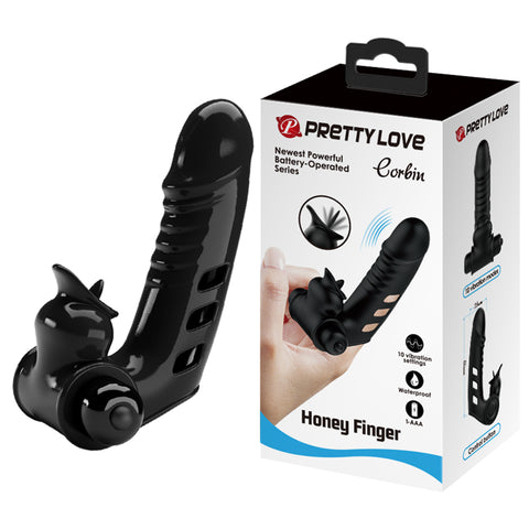 Pretty Love Corbin Finger Sleeve Clitoris & G-Spot Vibrator