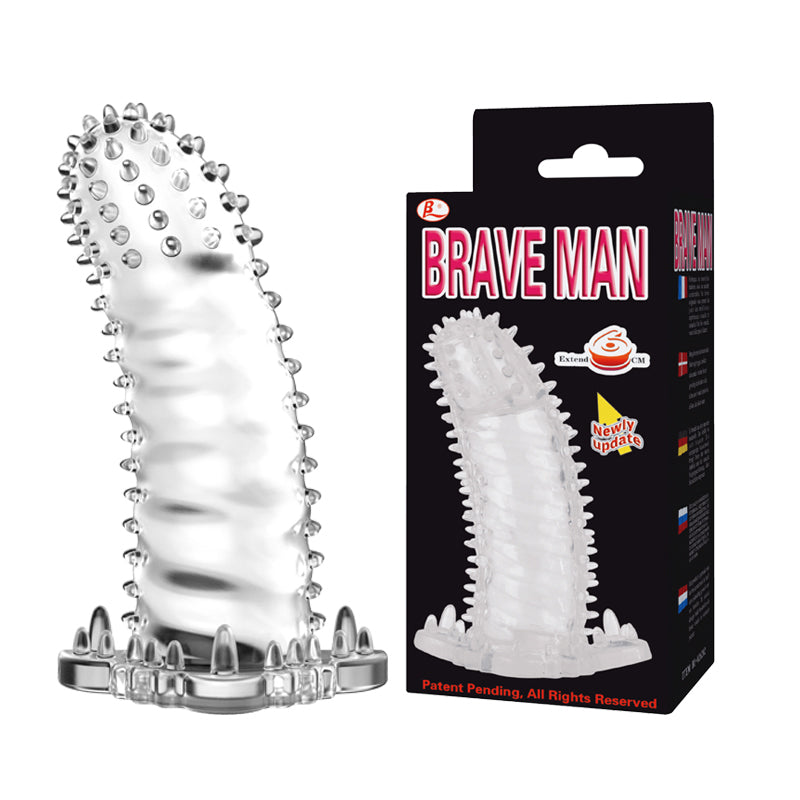 BAILE Brave Man Spiked Penis Sleeve Extender