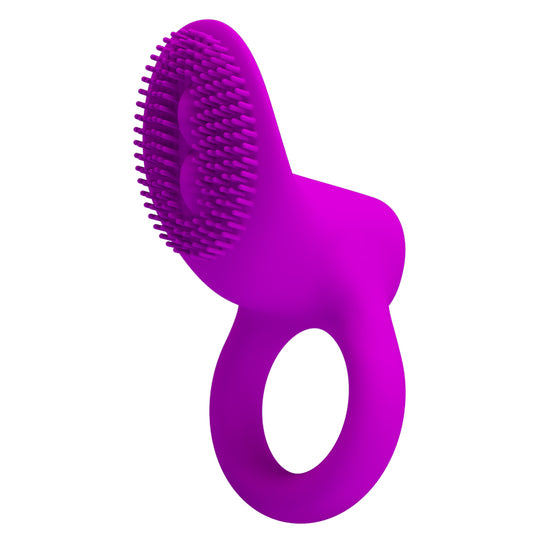 PRETTY LOVE Cobra Cock Ring Couples Vibrator - Purple