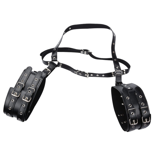 Bondage Waist & Leg Open Restraint Set