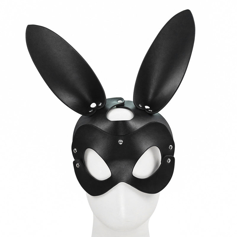BDSM Bunny Hood Cosplay Bondage Eye Mask