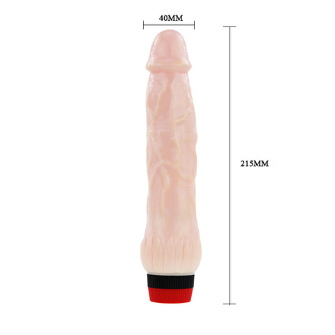 BAILE Rockin Dong Vibrating Realistic Dildo - 21cm