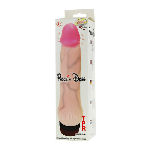 BAILE Rockin Dong Vibrating Realistic Dildo - 21cm