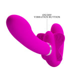 PRETTY LOVE Valerie Vibrating Strapless Strap-On Dildo - Hands-Free Pleasure