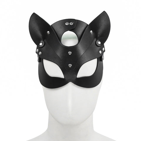 BDSM Cat Hood Cosplay Bondage Eye Mask